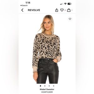Heartloom Cheetah Sweater